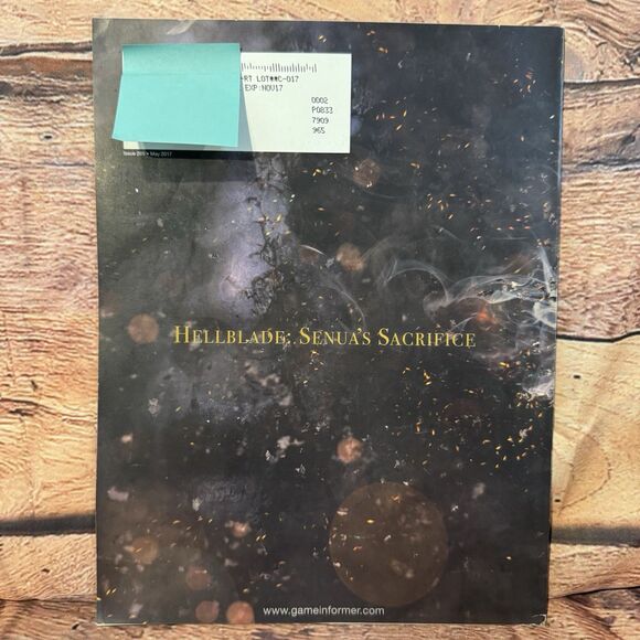 Game Informer Magazine Issue #289 May 2017 Hellblade: Senua's Sacrifice Gaming - Picture 2 of 2